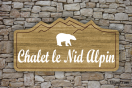 Enseigne personnalisée - Devanture - Chalet Nid Alpin | 1Signe by Pic Bois