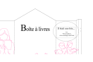 Boîte à livres - version à poser personnalisable | Signe par Pic Bois