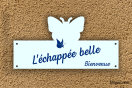 Plaque de maison personnalisée - Papillon| 1Signe by Pic Bois