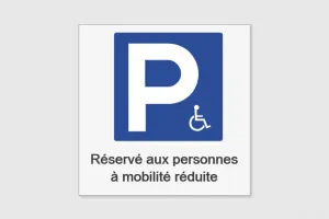 Signalétique Camping - Parking Handicap personnalisée | 1Signe by Pic Bois