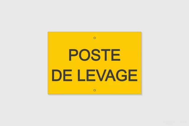 Panneau de Rayonnage industriel - Poste de levage | 1Signe by Pic Bois