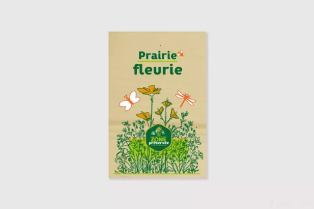 Panneau Espaces verts - Prairie fleurie | 1Signe by Pic Bois