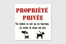 Plaque de maison personnalisable - Privé  | 1Signe by Pic Bois