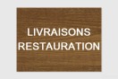 Plaque d'information - Livraisons à personnaliser | 1Signe by Pic Bois