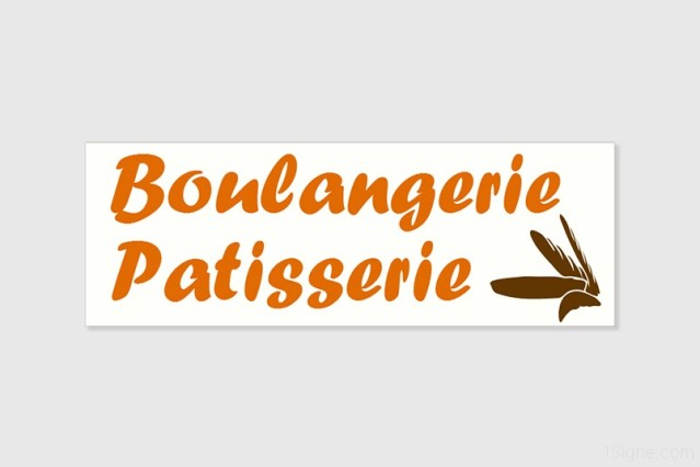 Enseigne - Devanture - Boulangerie à personnaliser | 1Signe by Pic Bois