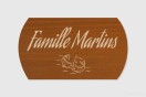 Plaque de maison personnalisée - Famille Martin | 1Signe by Pic Bois