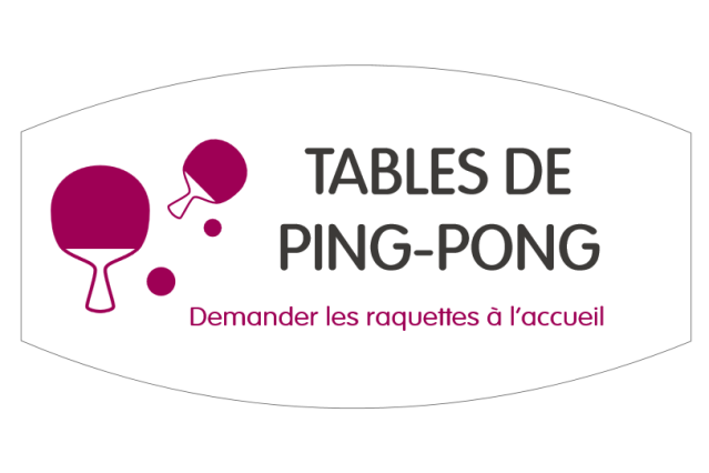 Plaque de porte personnalisée - Tables Ping Pong | Signalétique 1signe