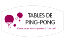 Plaque de porte personnalisée - Tables Ping Pong | Signalétique 1signe