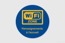 Panneau personnalisé Camping - Zone Wifi - Renseignement Accueil | 1Signe by Pic Bois