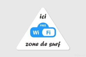 Panneau personnalisé Camping - Panneau Zone Wifi | 1Signe by Pic Bois