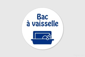 Panneau personnalisé Camping - Sanitaires - Bac à vaisselle | 1Signe by Pic Bois