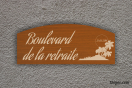 Plaque de rue détournée - Retraite personnalisée | 1Signe by Pic Bois