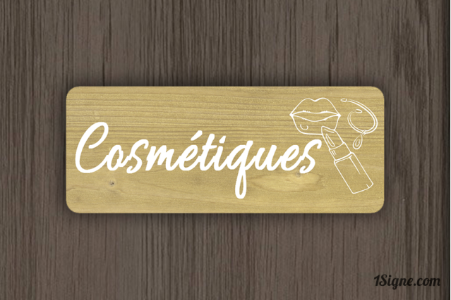 Enseigne rayon - Bois personnalisée | 1Signe by Pic Bois