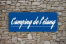 Enseigne personnalisée Devanture - Camping| 1Signe by Pic Bois