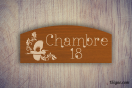 Numéro de chambre - Classique personnalisé | 1Signe by Pic Bois