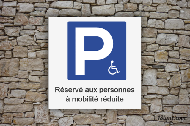 Signalétique Camping - Parking Handicap personnalisée | 1Signe by Pic Bois