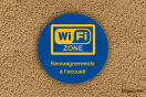 Panneau personnalisé Camping - Zone Wifi - Renseignement Accueil | 1Signe by Pic Bois