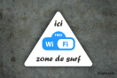 Panneau personnalisé Camping - Panneau Zone Wifi | 1Signe by Pic Bois