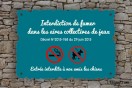 Panneau Aire de jeu - Interdiction de fumer | Signe par Pic Bois